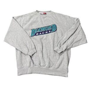VTG Nike Y2K Arizona Diamondbacks Crewneck V Swoosh Size XL